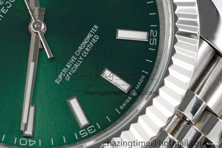MiroTime 1220 Functional DateJust 41mm 126334 DIWF 1:1 Best Edition 904L Steel Green Sunburst Dial on Jubilee Bracelet SA 2305